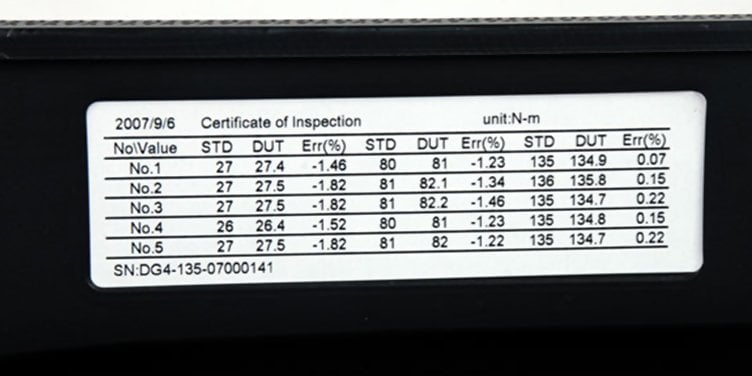 Checkline DTW Llave dinamométrica electrónica