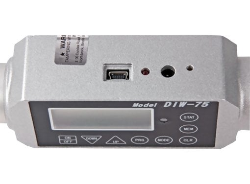 Cedar DIW-15 Lightweight Digital Torque Tester / Wrench, 1/4" Drive, Capacity 130 lbf-in