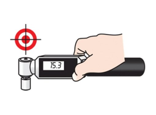Cedar DIW-15 Lightweight Digital Torque Tester / Wrench, 1/4" Drive, Capacity 130 lbf-in